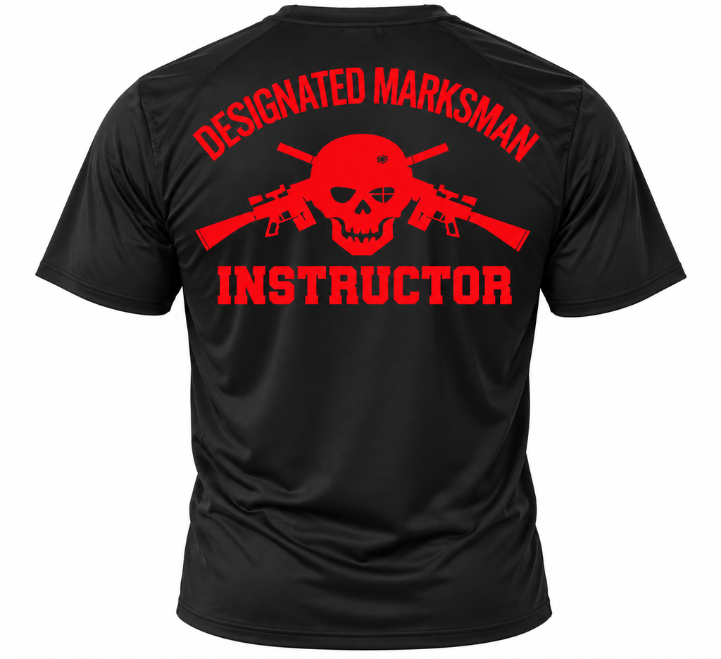 Black Sport Tek Dri- Fit Shirt DM Instructor